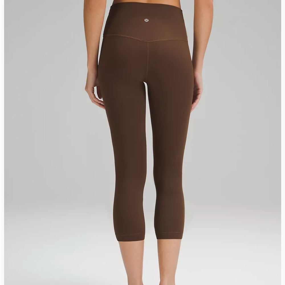 Lululemon Align Hr Crop 21” Java - image 4